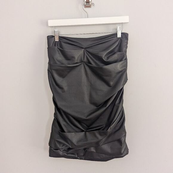 Women's Brochu Walker Gina Ruched Pencil Skirt Medium - Picture 4 of 7